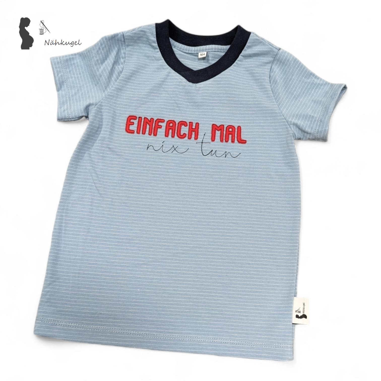 T-Shirt "Einfach mal nix tun" in Gr. 104